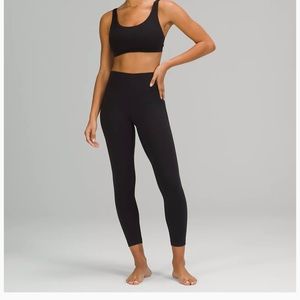 LULULemon black camo instill HR tight size 2